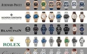 手表10品牌排行榜前十名，排名前十的手表品牌有哪些