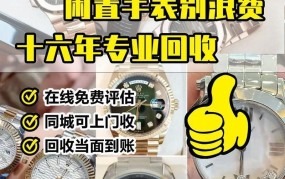 手表有回收的价值吗？如何评估手表的回收价格？