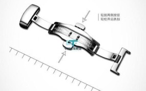 浪琴手表表扣打开方法