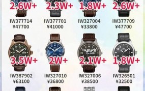 万国手表一般多少价格合适